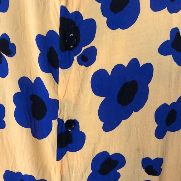 Sandro men’s floral short-sleeve shirt size XS - Picture 5 of 6